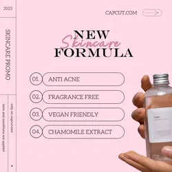 Pink Minimal Product Feature Instagram Post