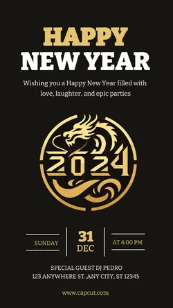 Happy Newyear Instagram Story