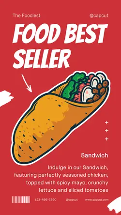 Food Best Seller Instagram Story