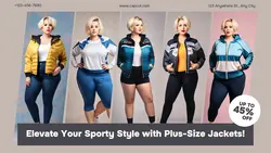Fashion Plus Size Jacket Sale Promotion