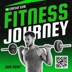 Gym Workout Template - Fitness Journey