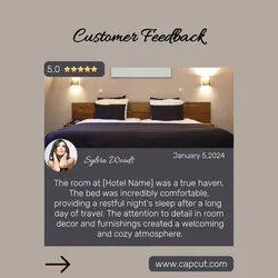 Beige and Gray Customer Feedback