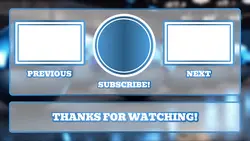 Non Marketing Youtube Endscreen Blue Gradient