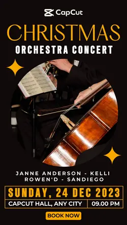 Christmas Orchestra Concert Instagram Story