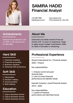 Resume Modern Business