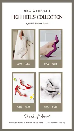 4 Multi - Shoes Collection Product Display