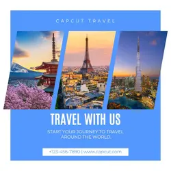 Travel Agency Promotion Instagram Post