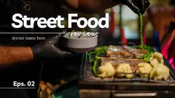 Street Food Review Youtube Thumbnail 