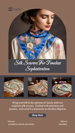 Fashion Industry Scraves Display Product, Tiktok 