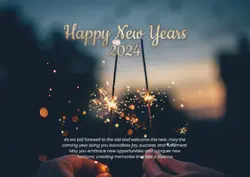 Non-Marketing New Years Card