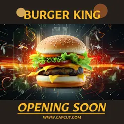 Burger King Product Display Instagram Post