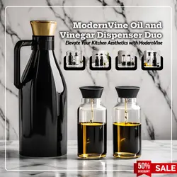 E-commerce Household ModernVine Oil and Vinegar Dispenser Duo Product Display