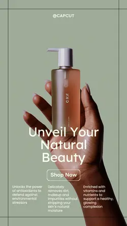 Beauty & Personal care Product display Detail Presentation