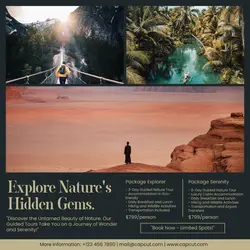 Travel Agency Nature Tour Promotion Instagram Post