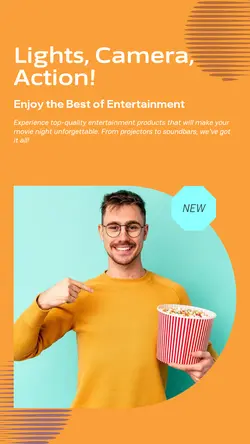 Entertainment Product display