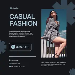 Casual Fashion Product Display