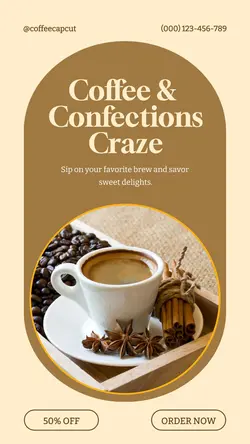 Coffee Promotion Instagram Story Template