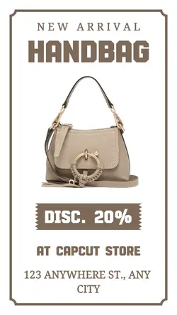 New Arrival Handbag Promotion