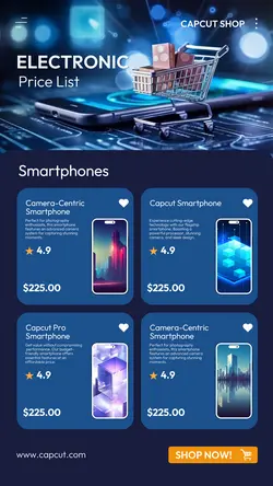 Electronic Pricelist Instagram Story