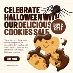 Halloween Sale Food Instagram Post
