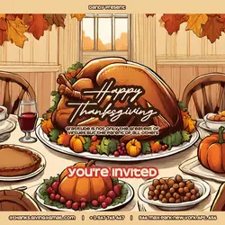 Happy Thanksgiving Greetings Linkedin Post