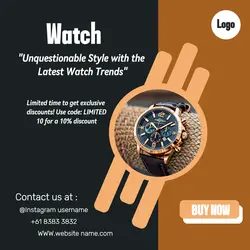 Watch Promotion Instagram Post