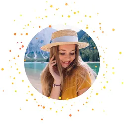Self-media Avatar Frame Display Dots(cc web)