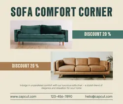 Sofa Promotion Facebook Post