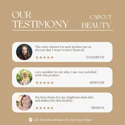 Skin Care Testimony Instagram Post