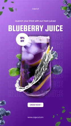 Beverage Juice Sale Instagram Story