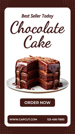 Chocolate Cake Instagram Story