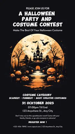 Halloween Contest Instagram Story