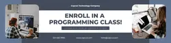 Technology Programming Class LinkedIn Banner