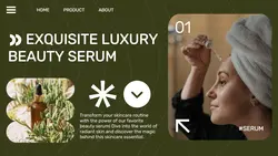 Beauty Serum Product Display