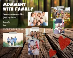 Non-marketing Photo collage Family Moment