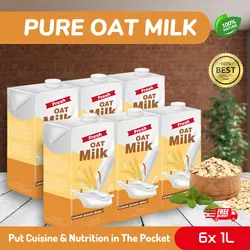 E-Commerce Beverage Oat Milk Hero Images