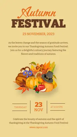 Autumn Festival Instagram Story