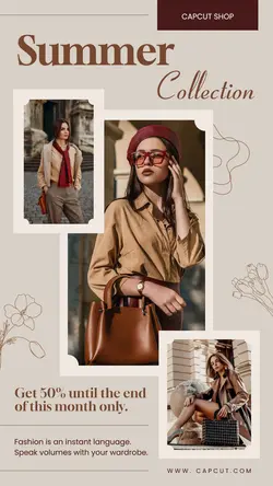 Summer Collection Promotion Instagram Story