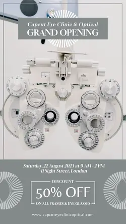 Other Industry Eye Clinic Opening Instagram Story