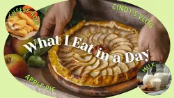 What I Eat in a Day Diary Youtube Thumbnail