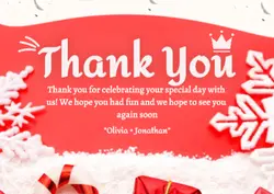 Non-marketing Thank You Cards Minimalist