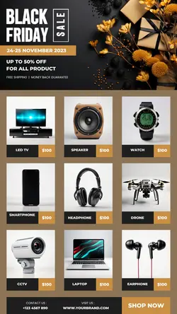 Black Friday Promotion for Instagram Story