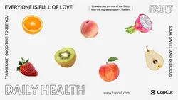 Food fruit Display Minimalist