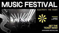 Music Festival Twitter Post