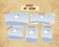 Non marketing photo collage with Vintage Style