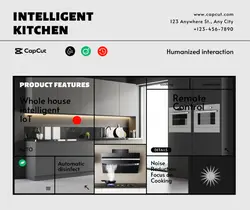  Electronic Intelligent Kitchen Display Modern