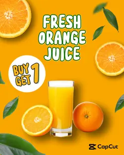 Beverage Orange Juice Promotion Instagram Portrait