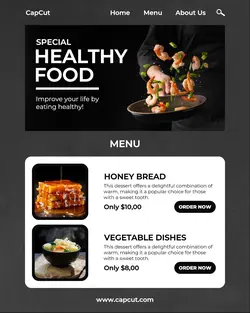 Healthy Food Promotion Web
