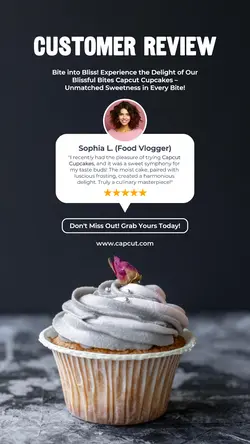 Food Testimonial Review for Story