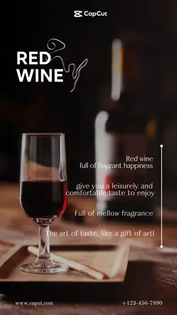 Foods & Beverage User feedback Red wine Stylized